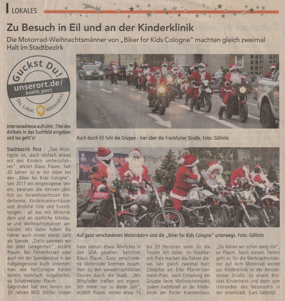 Zu Besuch in Eil und an der Kinderklinik